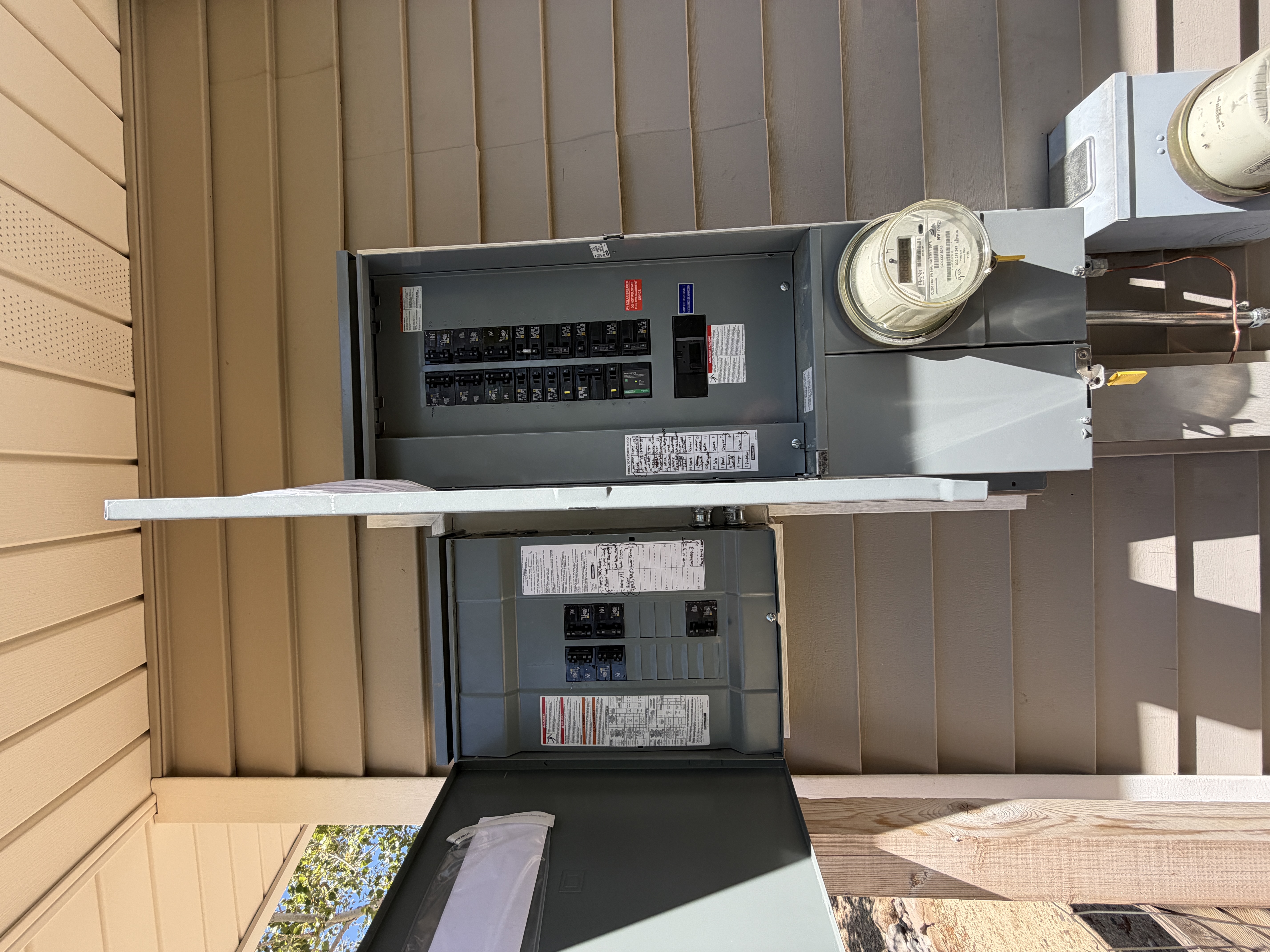 175 Amp to 200 Amp Solar-Ready Panel Upgrade installation progress photo 1