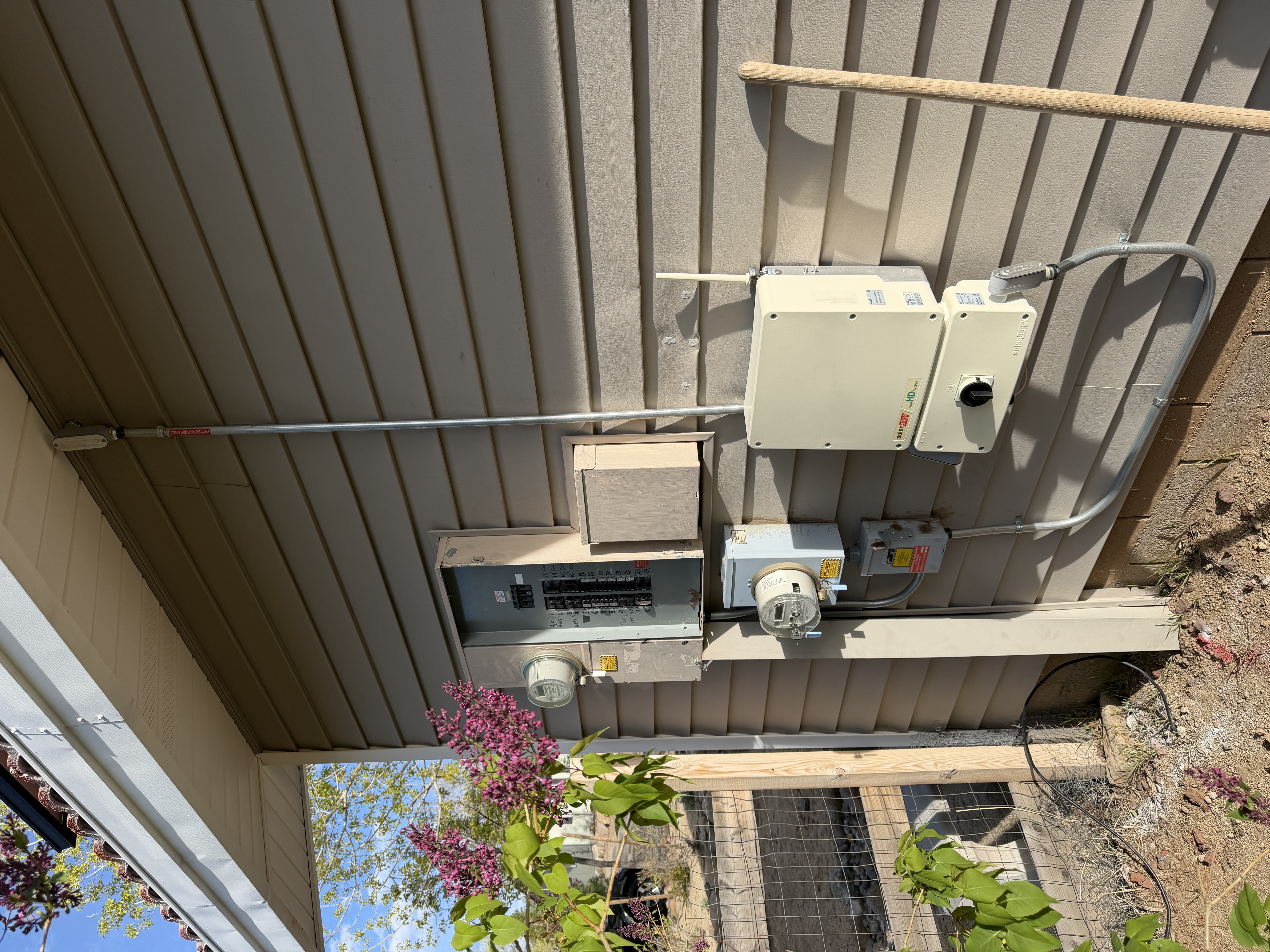 175 Amp to 200 Amp Solar-Ready Panel Upgrade existing condition photo 1
