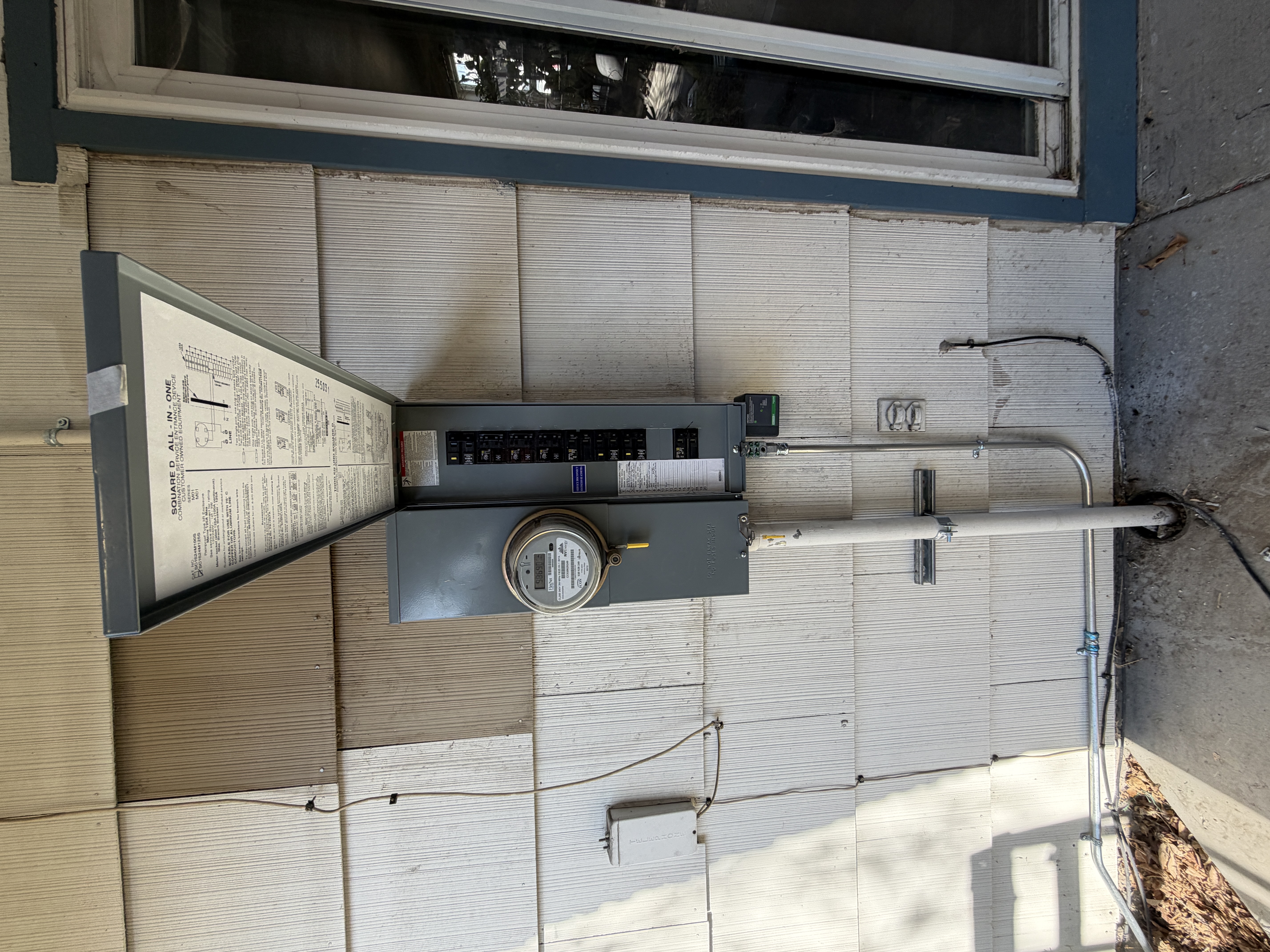 Emergency 100 Amp Electrical Panel Replacement installation progress photo 2